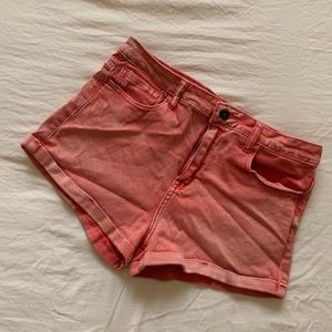 F21 Colored Denim Shorts